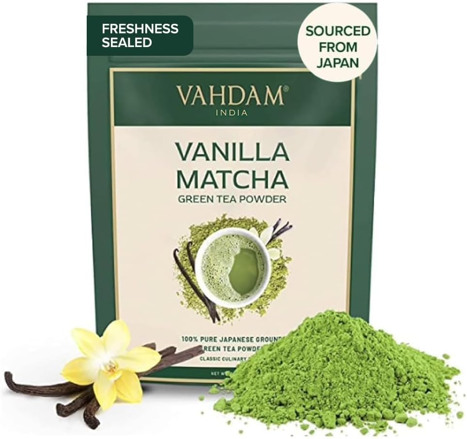VAHDAM 바담 바닐라와 녹차 말차 100g - 상세 이미지 3
