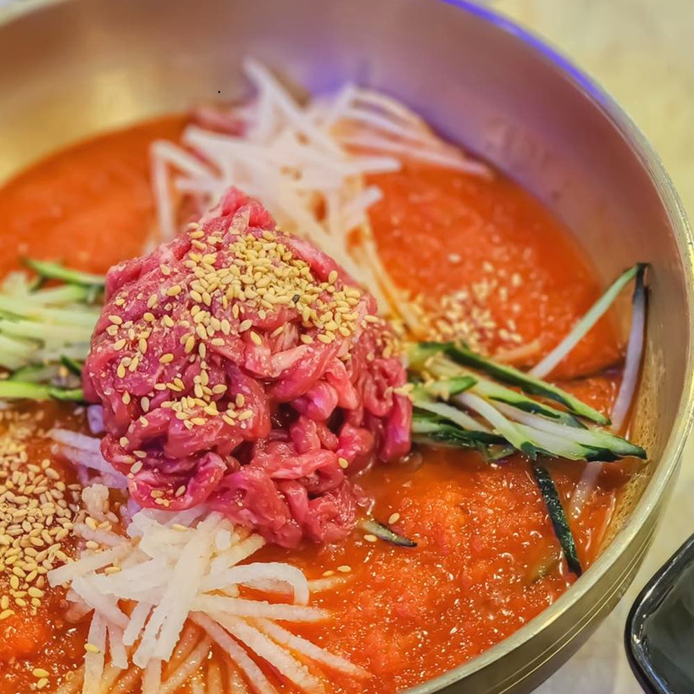 [메가히트]경주 황리단길 한우 육회물회 550g 1.5인분/폭발적 주문 물회밀키트 - 상세 이미지 4