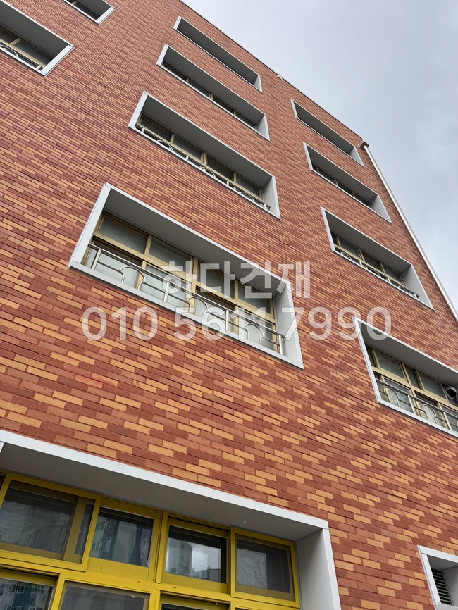 올라운더 점토타일 240x60x12T SR, SY, SO 혼합시공사례 / 하다건재 학교 관공서 납품