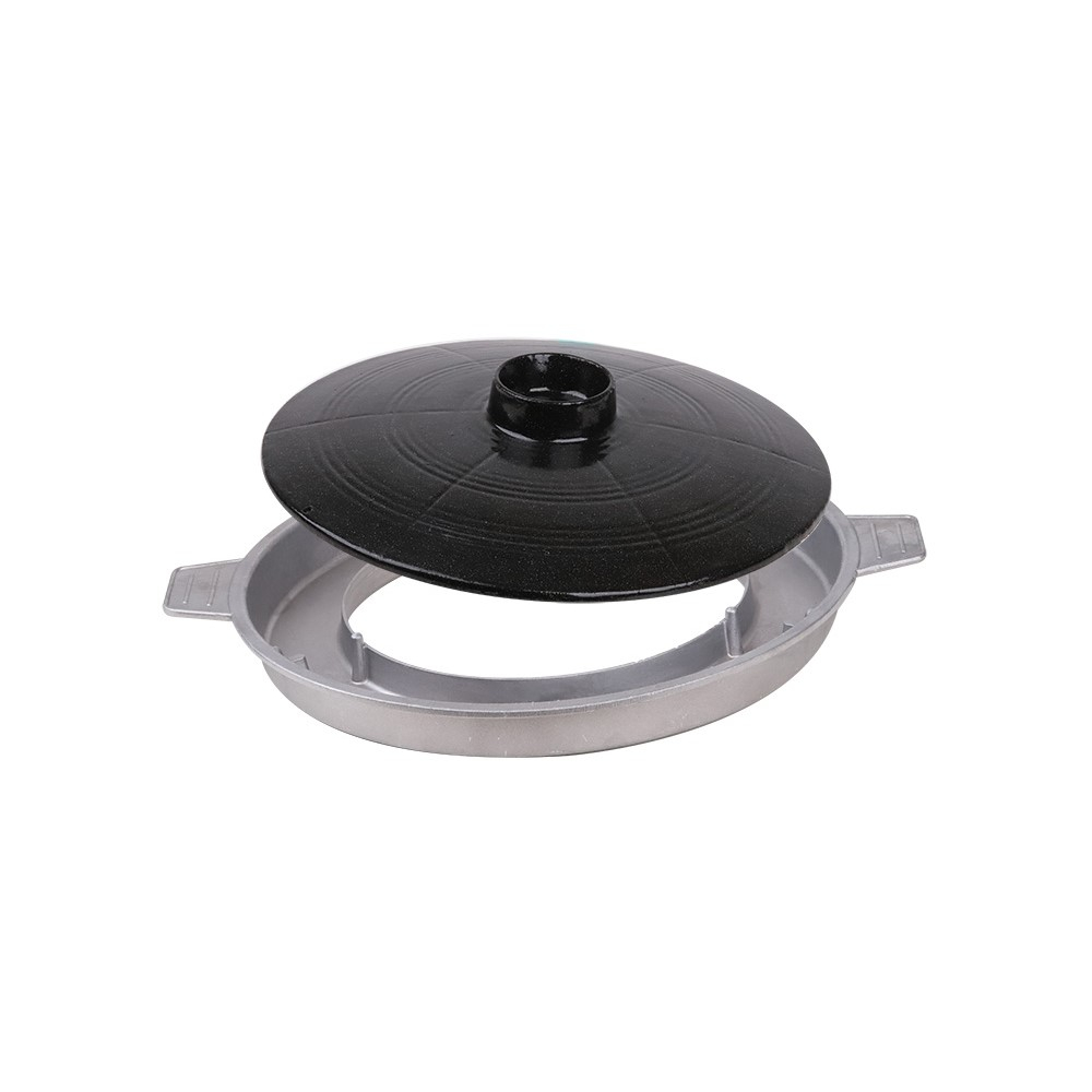 마늘홀 무쇠주물 솥뚜껑 철판 직화 불판 삼겹살 불고기 원형 냉삼 구이판 가정용 업소용