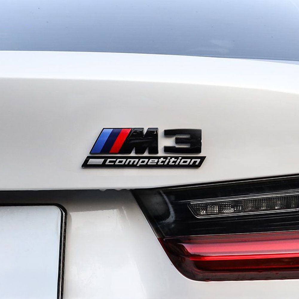 BMW M 로고 엠블럼 트렁크 배지 튜닝 레터링 앰블럼 - 상세 이미지 2