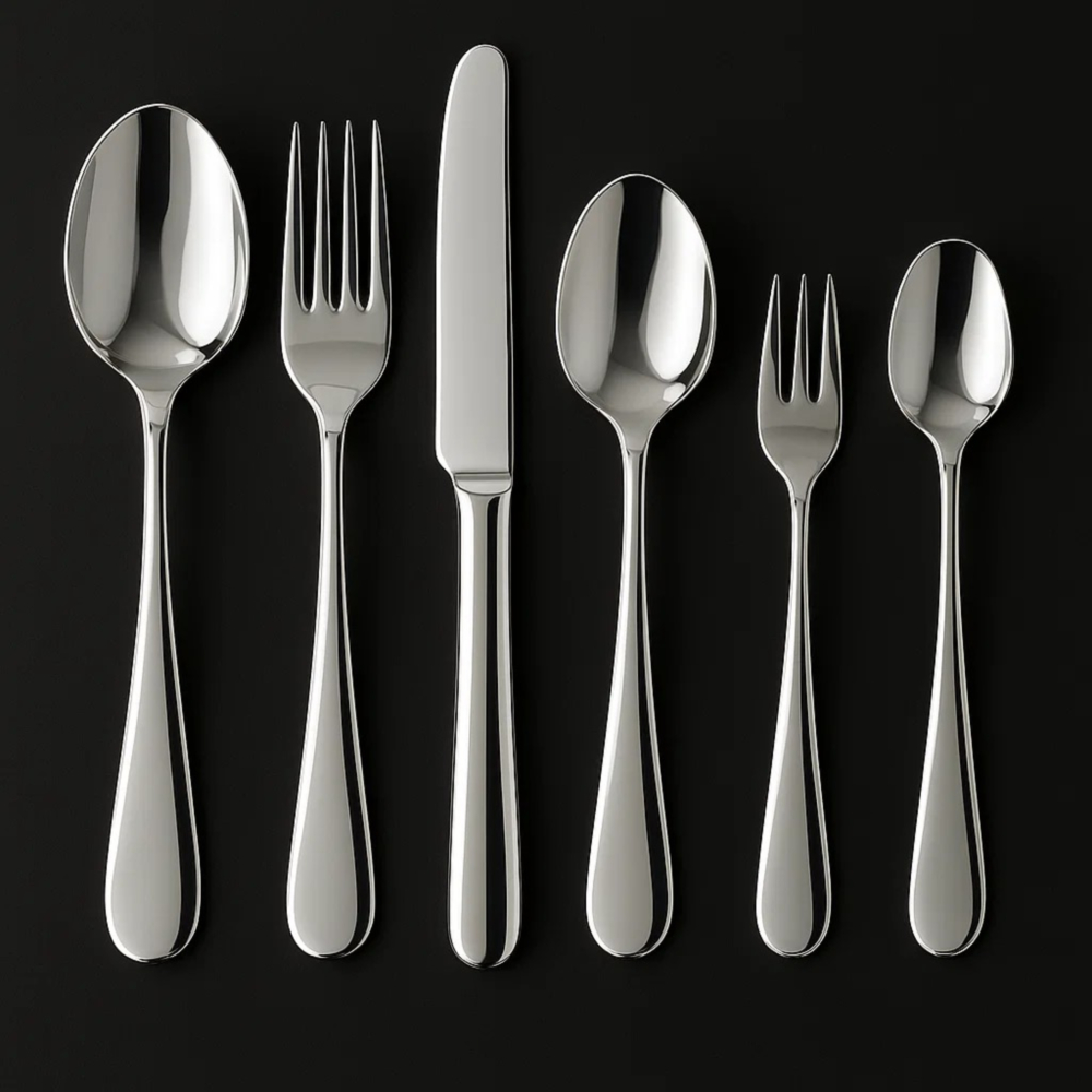 국산 커트러리 포크 디저트 스텐 잼 나이프 스푼 디너 샐러드 케이크 버터 케잌 - 상품 이미지