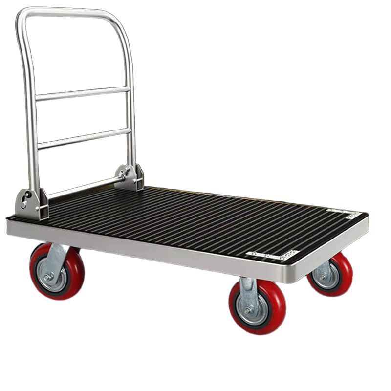대형 대차 카트 접이식 운반 수레 리어카 핸드카 실버 90x60cm 5인치