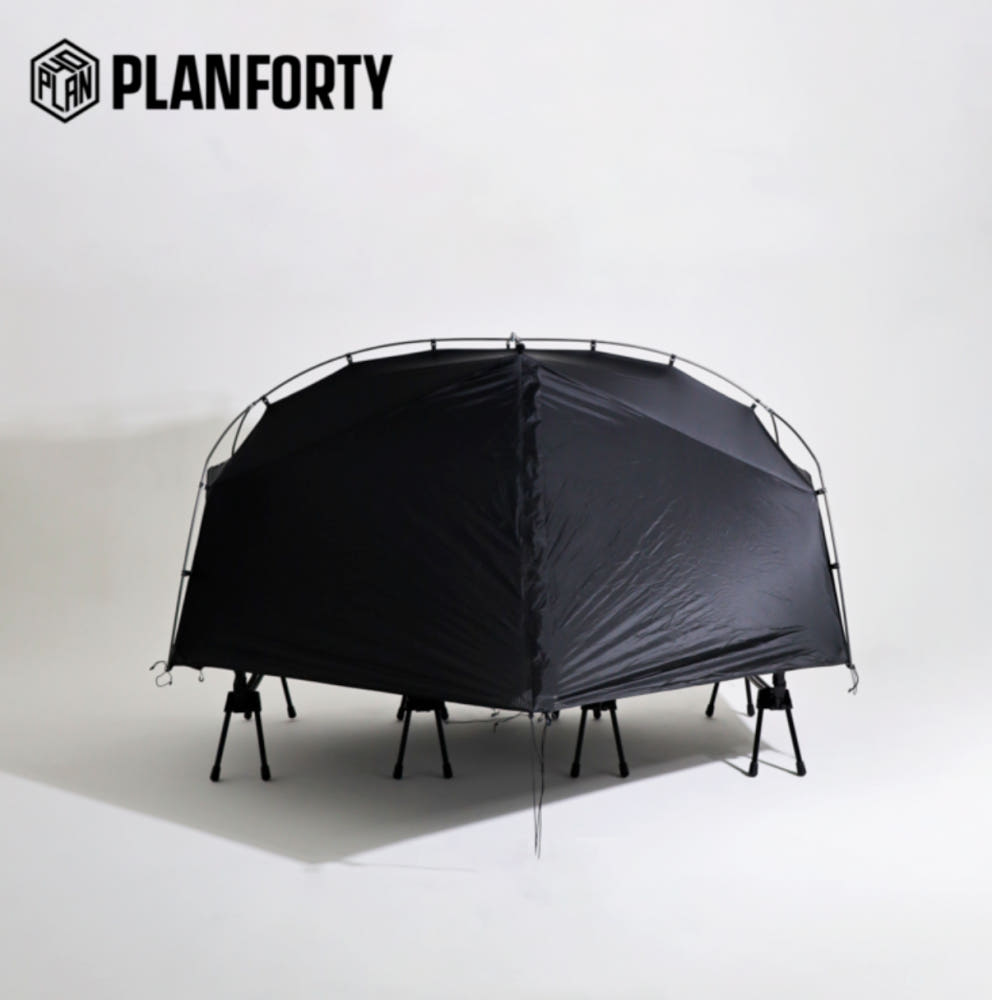플랜40 피콧 텐트 190 1인용 블랙