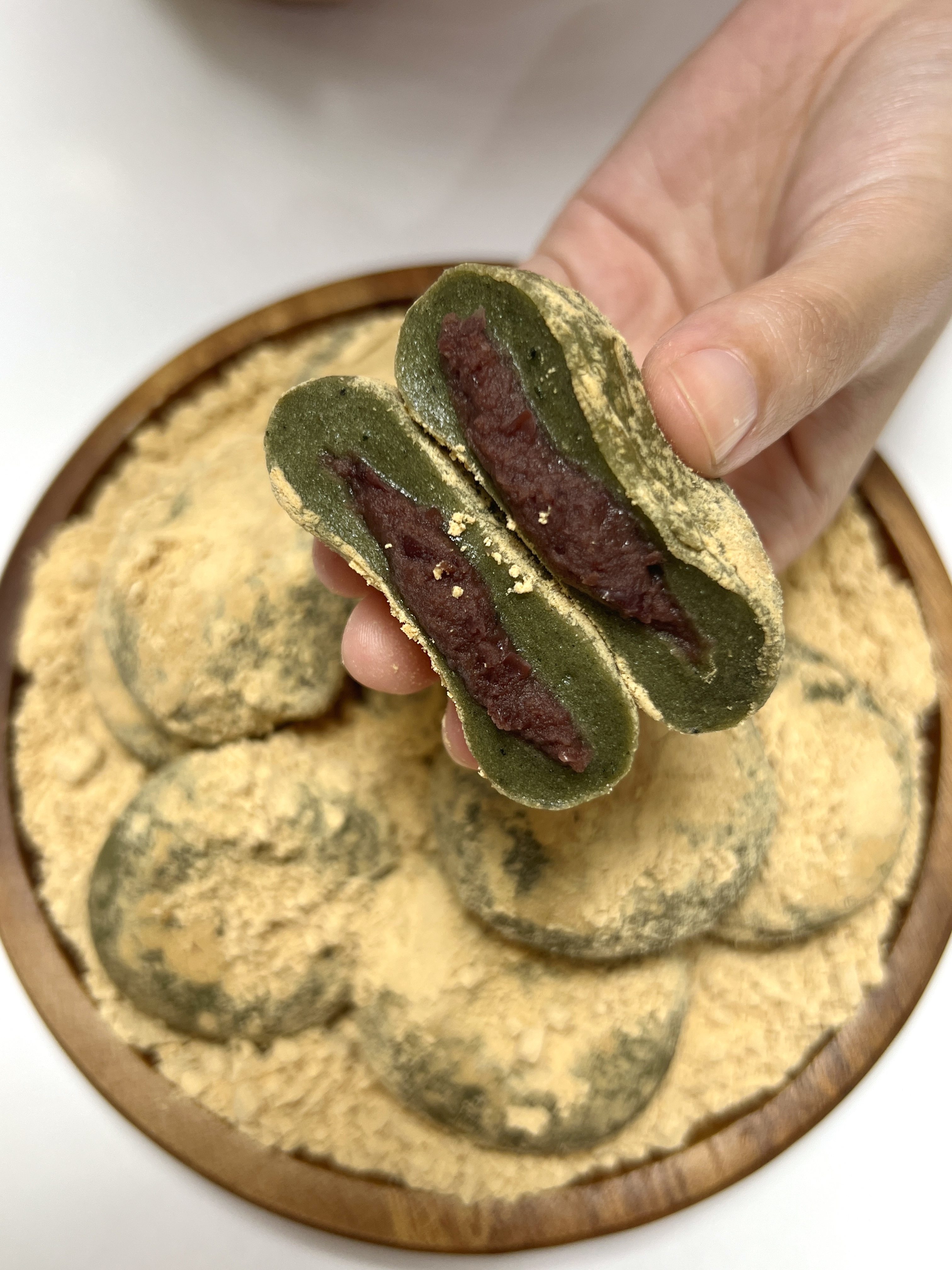 콩고물 쑥떡 찹쌀떡 모찌 40g 10봉 쑥콩떡 이미지 7