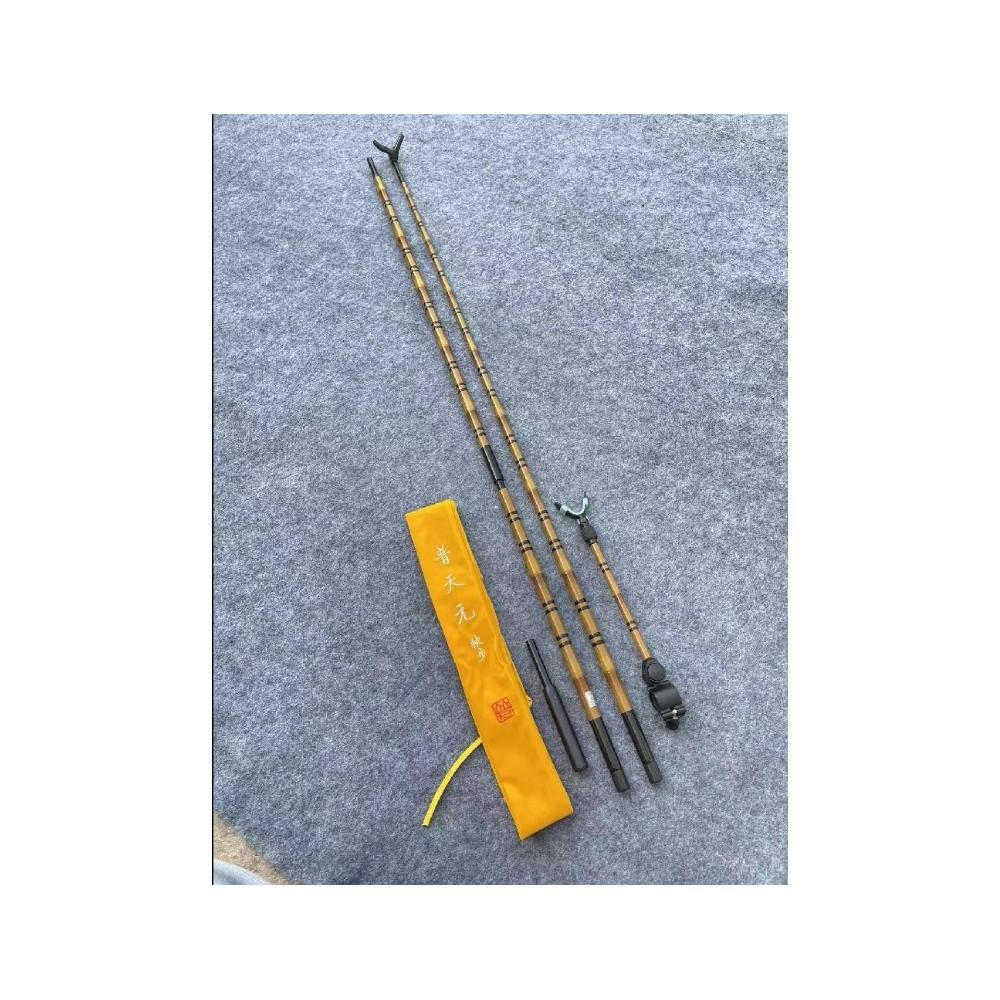 주문봉 중층 받침대 꼽기식 낚시대 대나무 초경질 홀더 고법사 받침대 2.3m - 상세 이미지 4