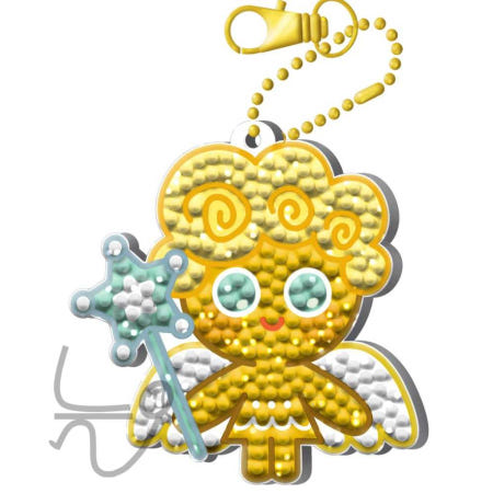 [늘ways협력사]늘ways 보석십자수 키링 쿠키런 천사맛 쿠키 6X7 십자수패키지