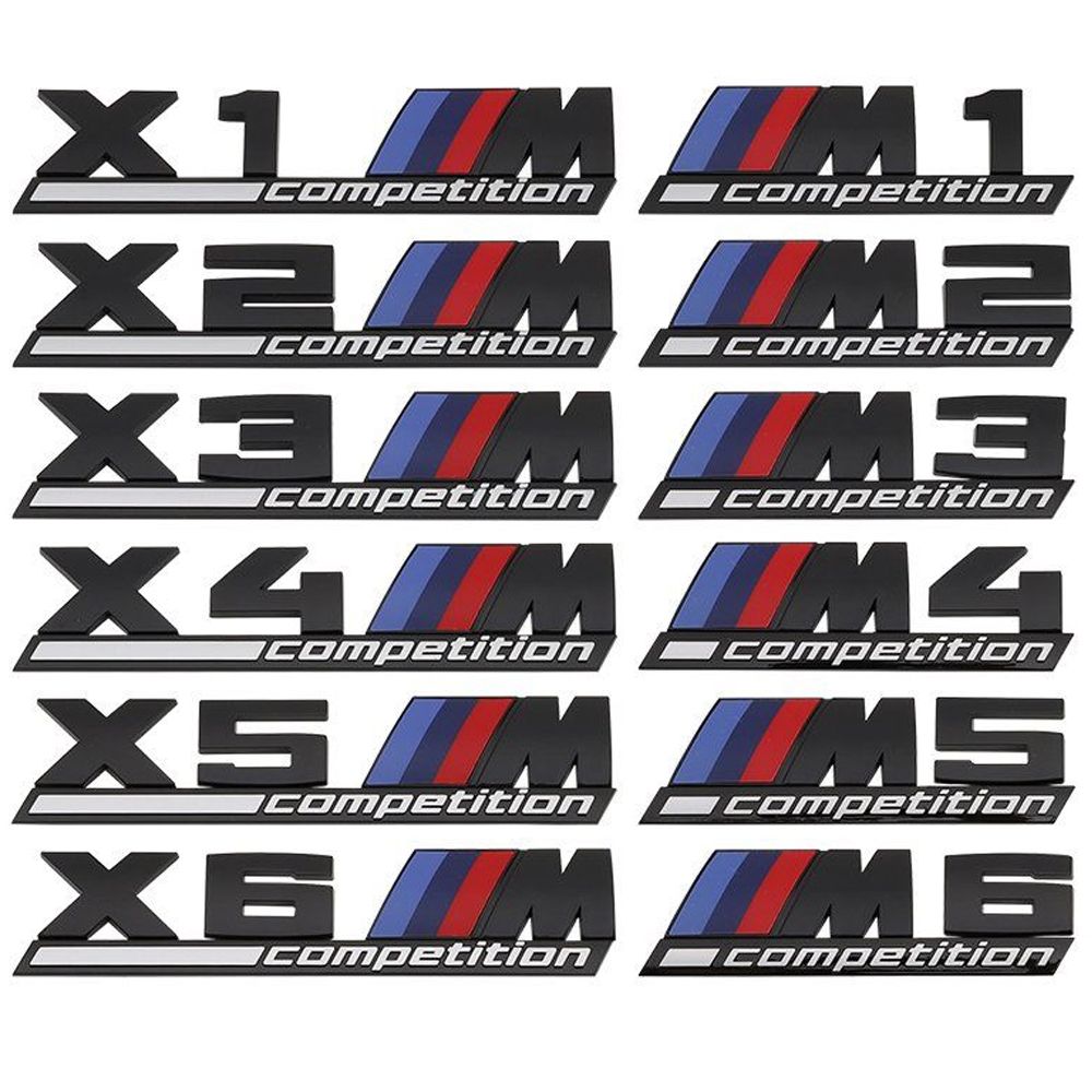 BMW M 로고 엠블럼 트렁크 배지 튜닝 레터링 앰블럼 - 상품 이미지
