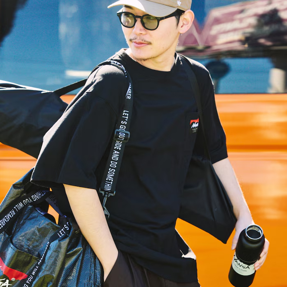 난가 반팔티 ECO HYBRID LOGO TEE 남녀공용 1482328800038 - 상세 이미지 2