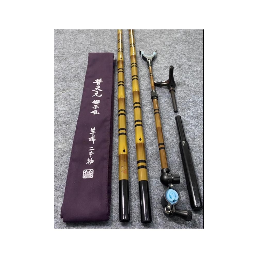 주문봉 중층 받침대 꼽기식 낚시대 대나무 초경질 홀더 고법사 받침대 2.3m - 상세 이미지 2