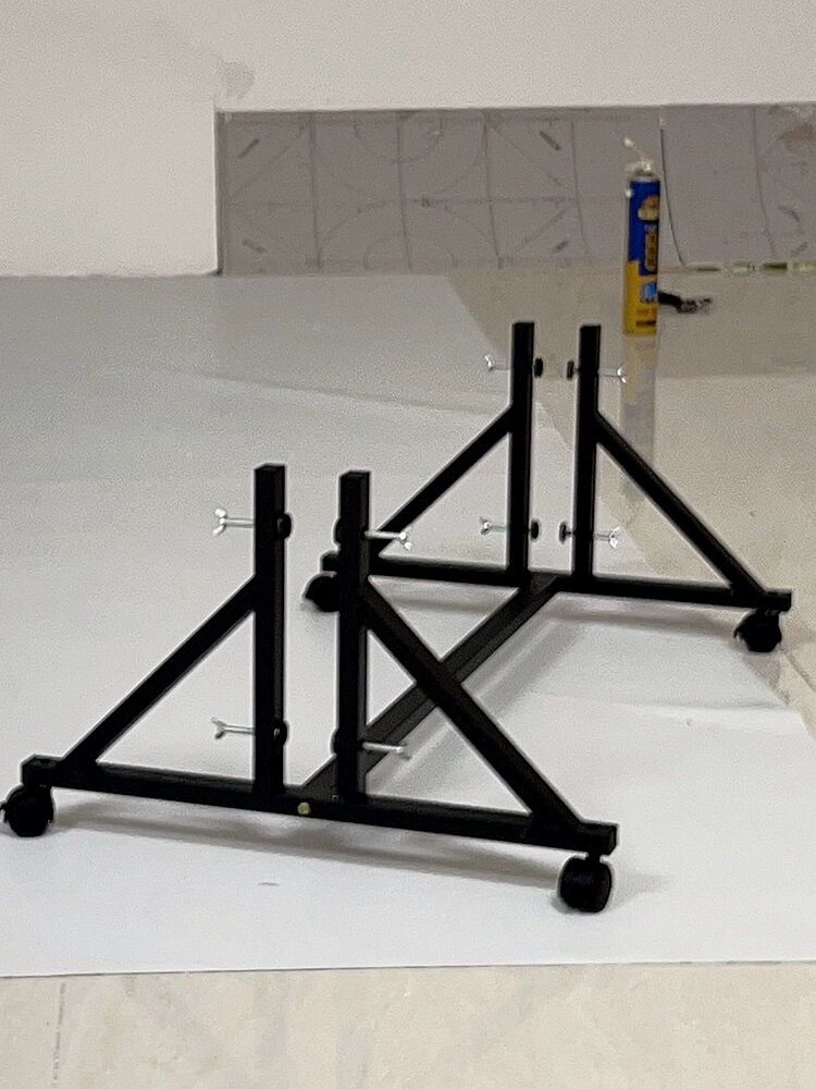 우드락 거치대 이동식 폼보드 정리대 스티로폼 입간판 기본형 50cm - 상품 이미지