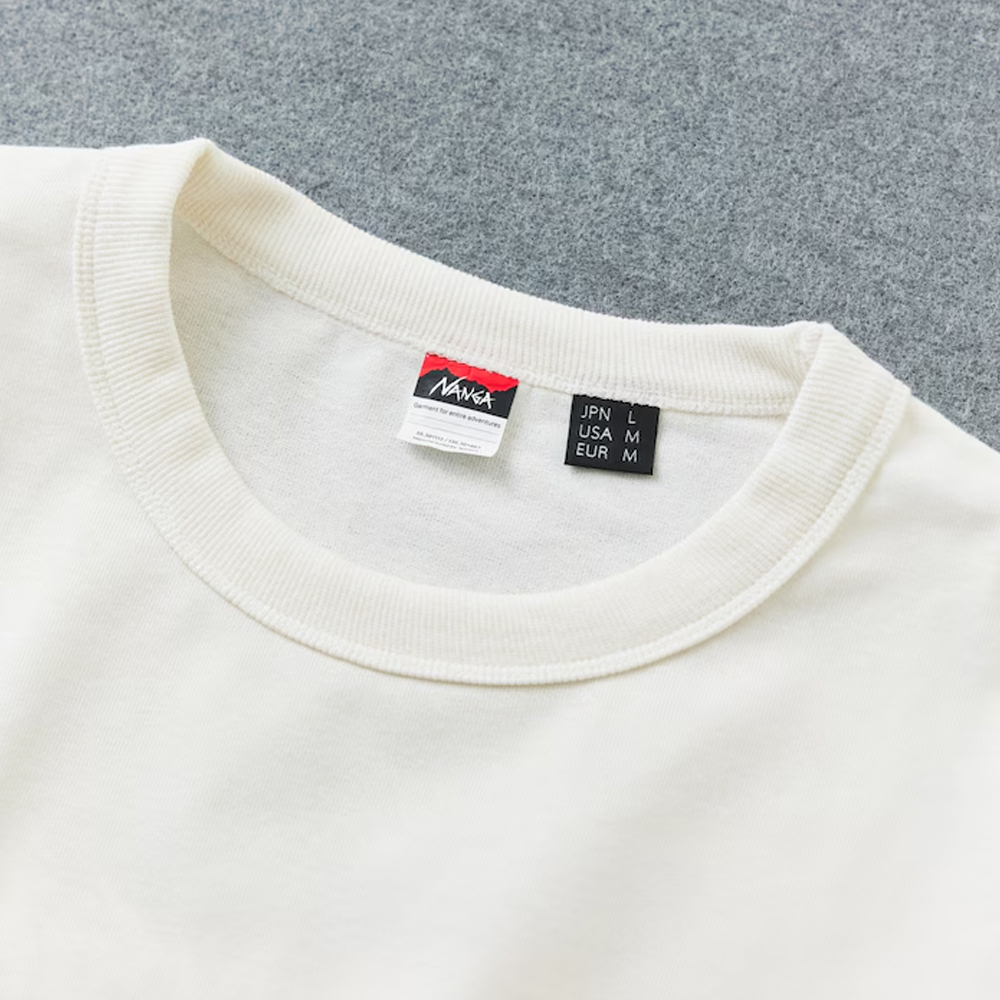 난가 반팔티 ECO HYBRID LOGO TEE 남녀공용 1482328800037 - 상세 이미지 4