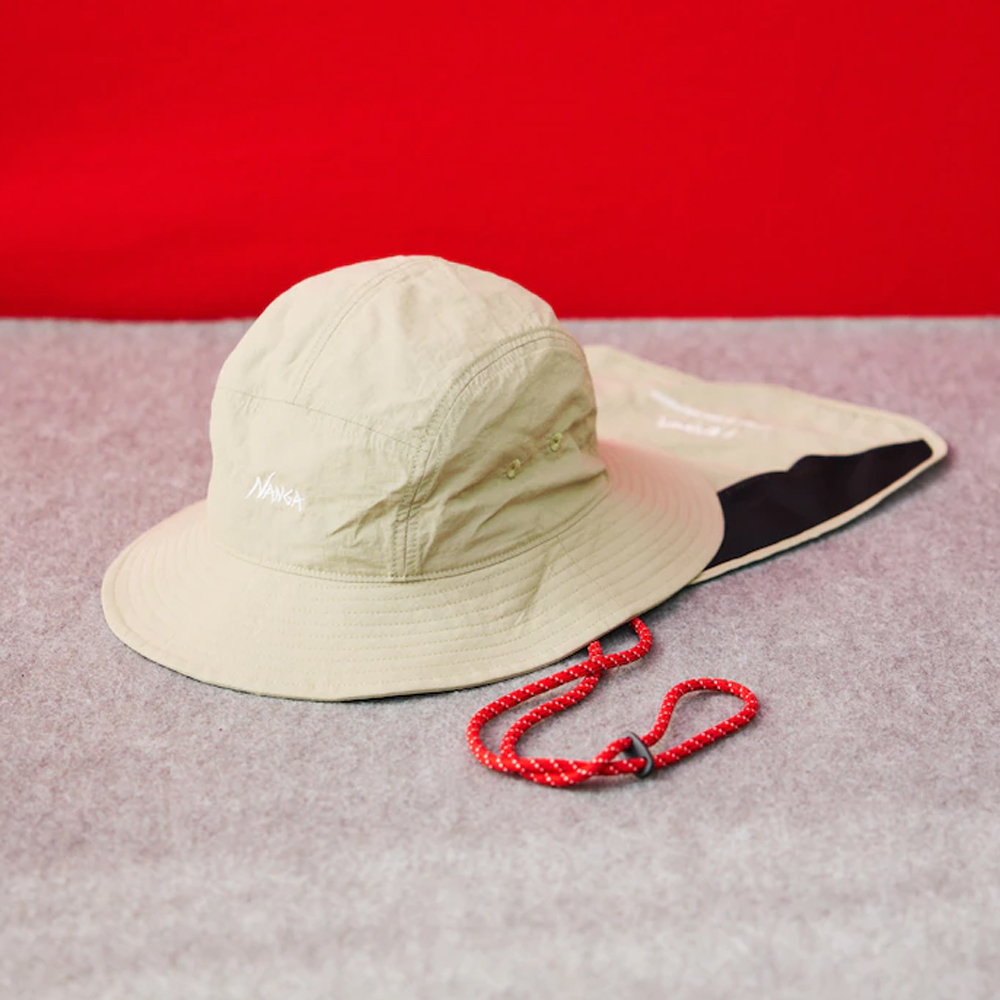 난가 모자 NYLON TUSSER SUNSHADE HAT 사파리 1488328800058 - 상세 이미지 3