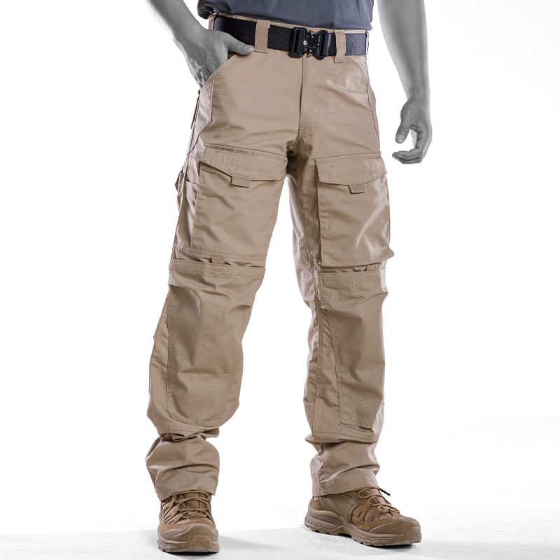 전술 위장 바지 남성용 전술바지 위장바지 남성바지 다기능바지 방한바지 카고바지 카키 - 상품 이미지