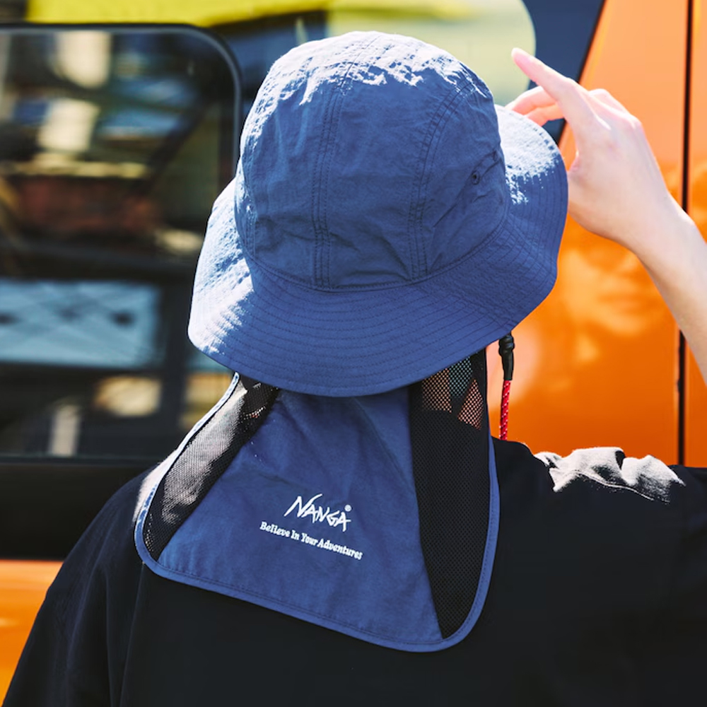 난가 모자 NYLON TUSSER SUNSHADE HAT 사파리 1488328800058 - 상세 이미지 2