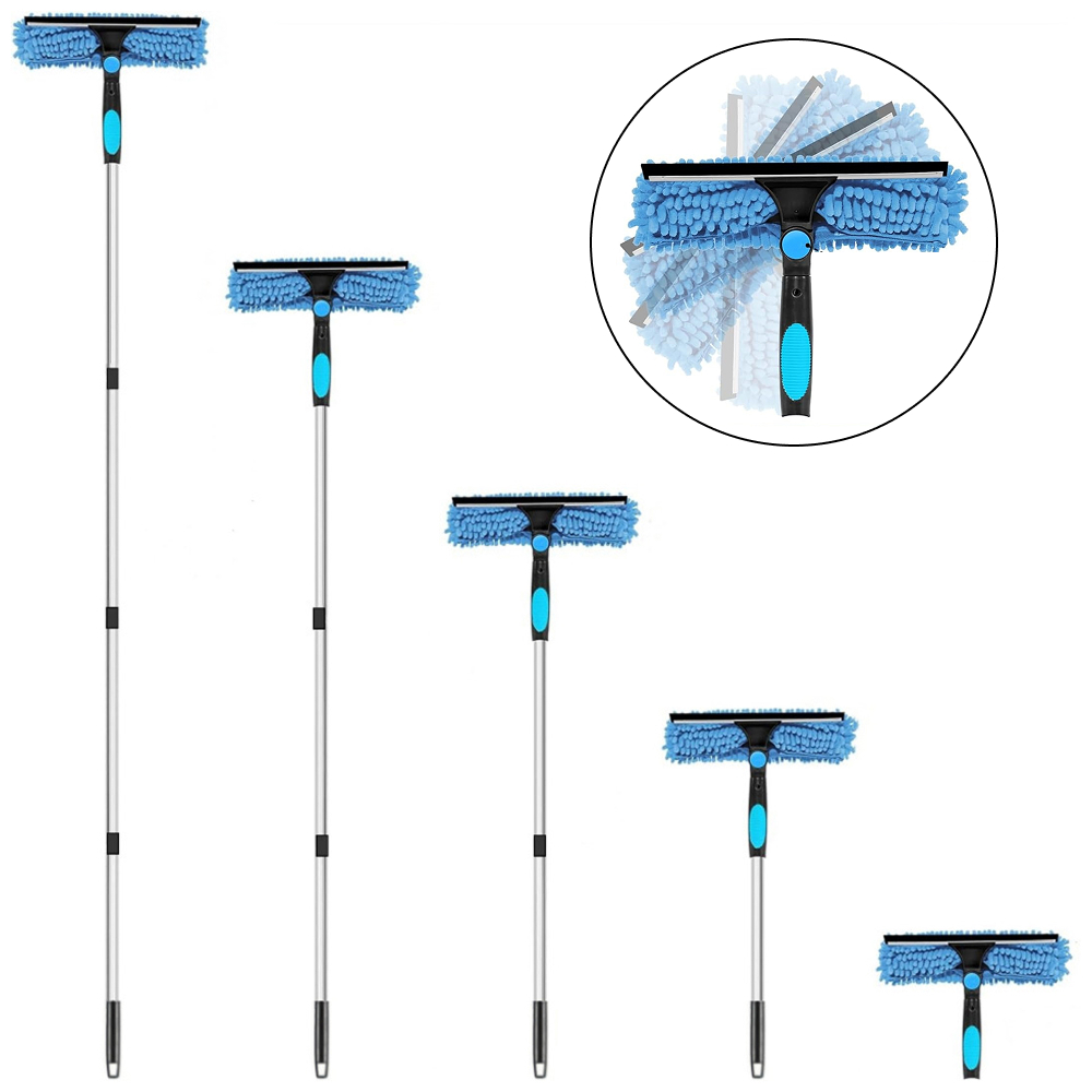 최대 4m 차량용 세차밀대 걸레 세차봉 스퀴지 물걸레