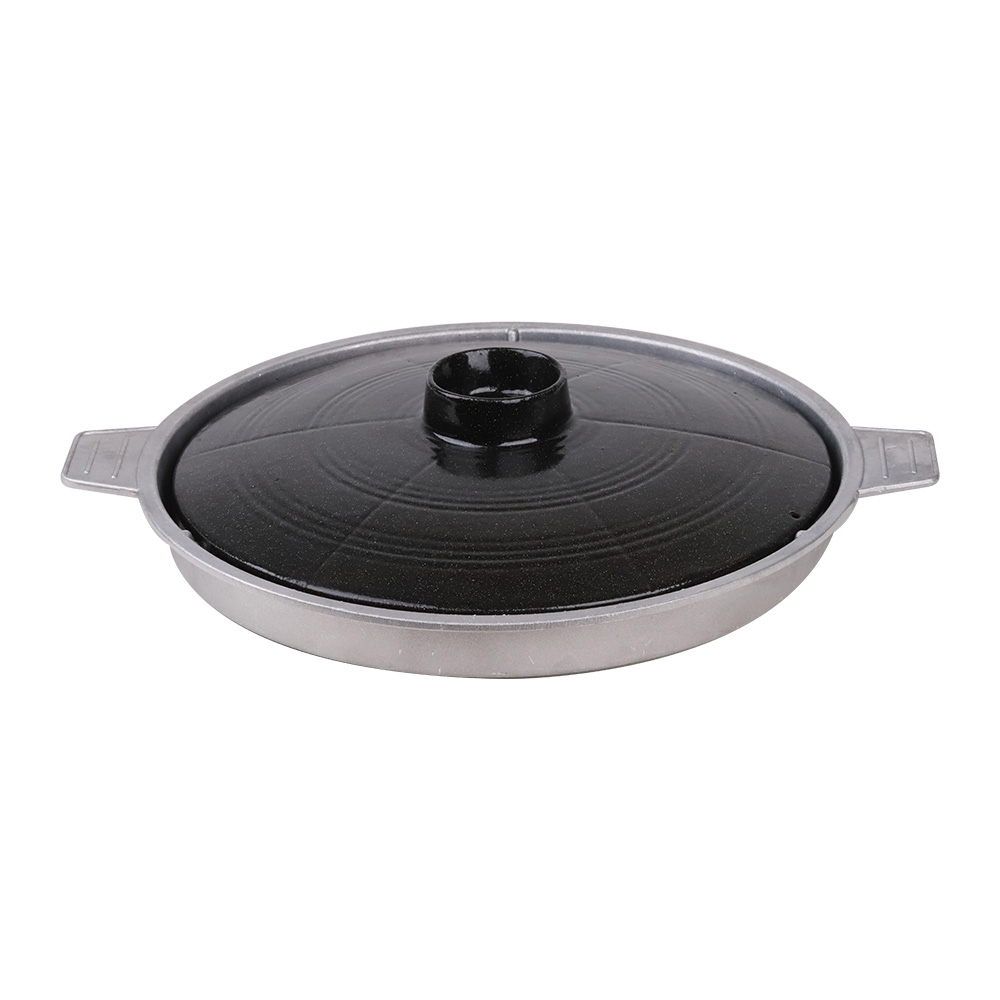 마늘홀 무쇠주물 솥뚜껑 철판 직화 불판 삼겹살 불고기 원형 냉삼 구이판 가정용 업소용