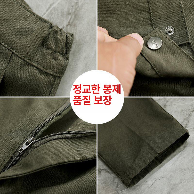 여름용 남성 작업복 여름 기능성 방수 내마모성 쿨 팬츠 스판 조거 등산바지 건설 군청색 1개 - 상세 이미지 3