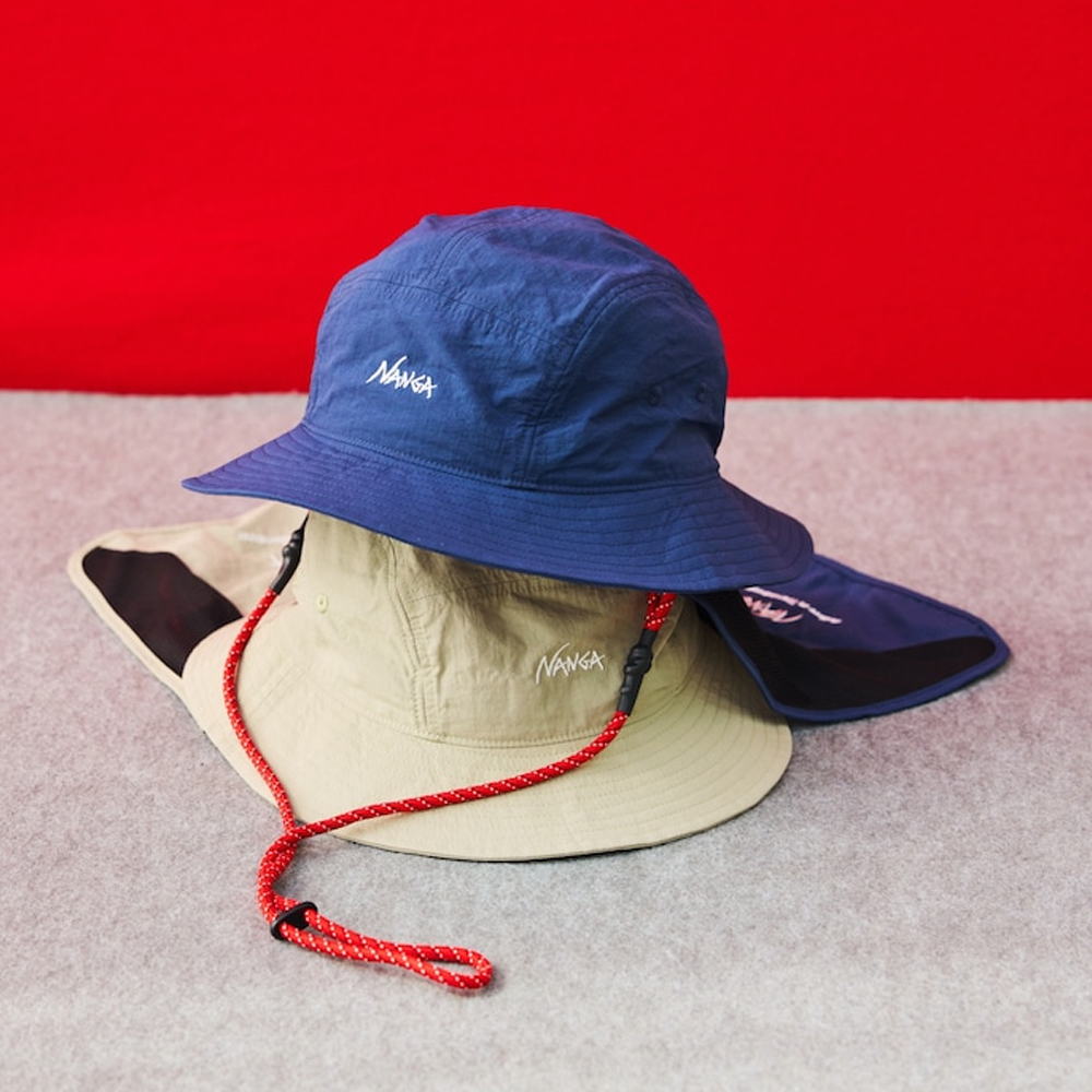 난가 모자 NYLON TUSSER SUNSHADE HAT 사파리 1488328800058 - 상세 이미지 4