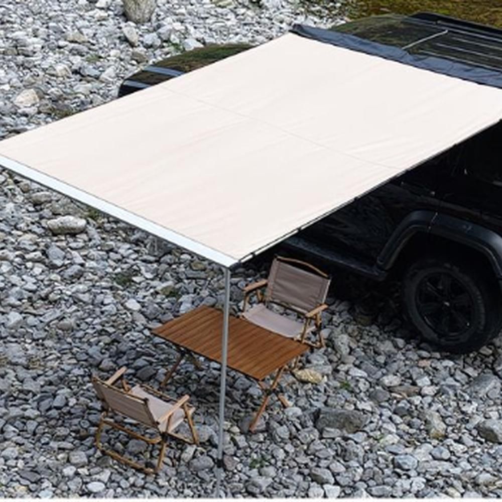 자동차 어닝 타프 캠핑 차박 감성 그늘막 쉘터 천막 소프트쉘 블랙 1.8x3x2m - 상품 이미지
