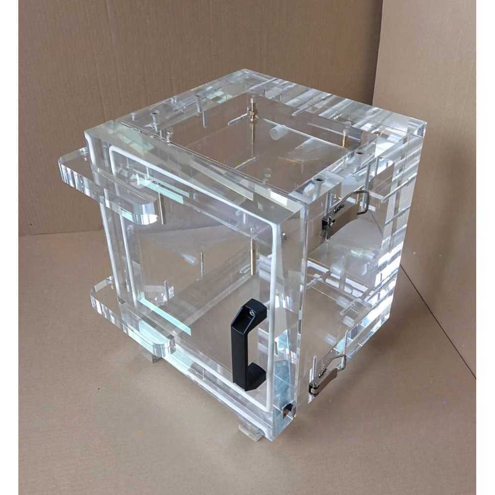 진공챔버 아크릴 공압 건조 실험실 소형 밀폐 에폭시 15x30cm - 상품 이미지