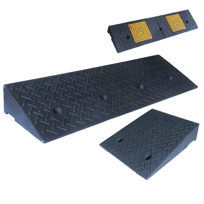 자동차 계단매트 경사로 카업 고무 경사매트 고무경사로 100x25x4cm - 상품 이미지