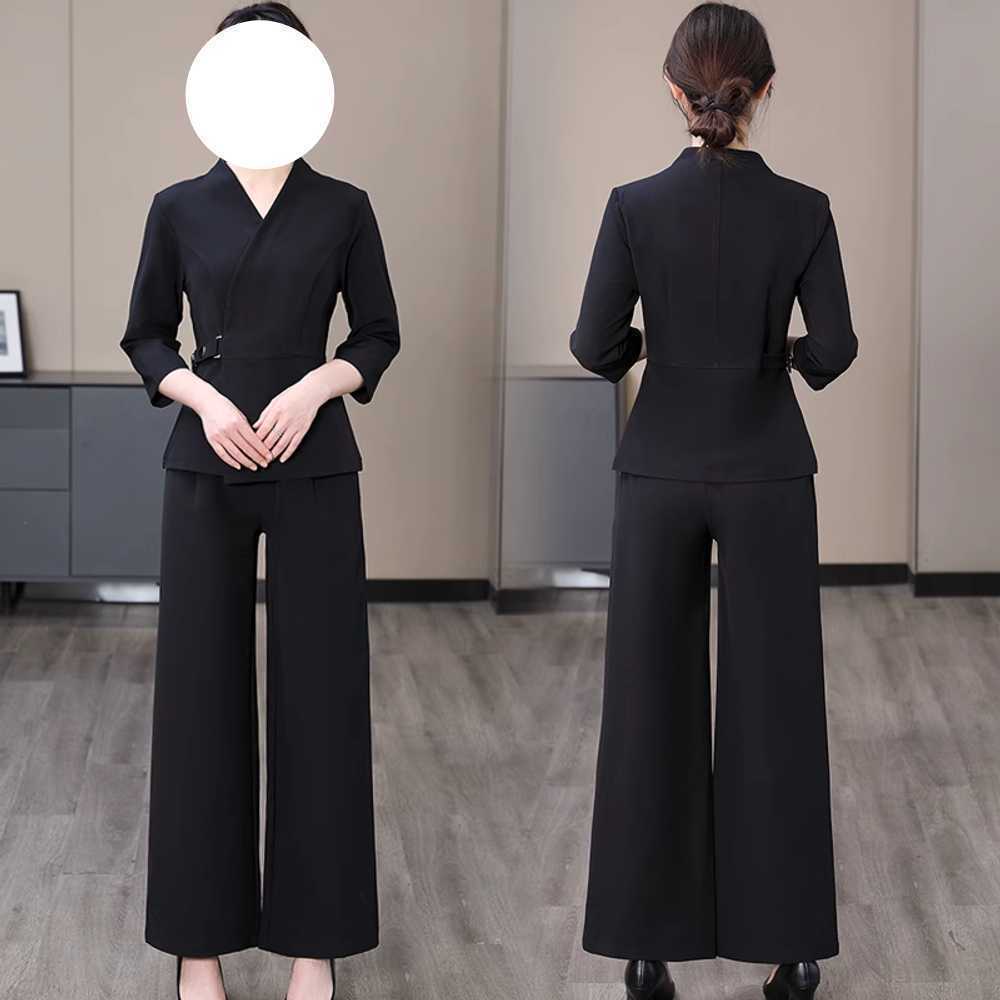 식당 유니폼 홀서빙 긴팔 요식업 음식점 종업원 가운 - 상품 이미지