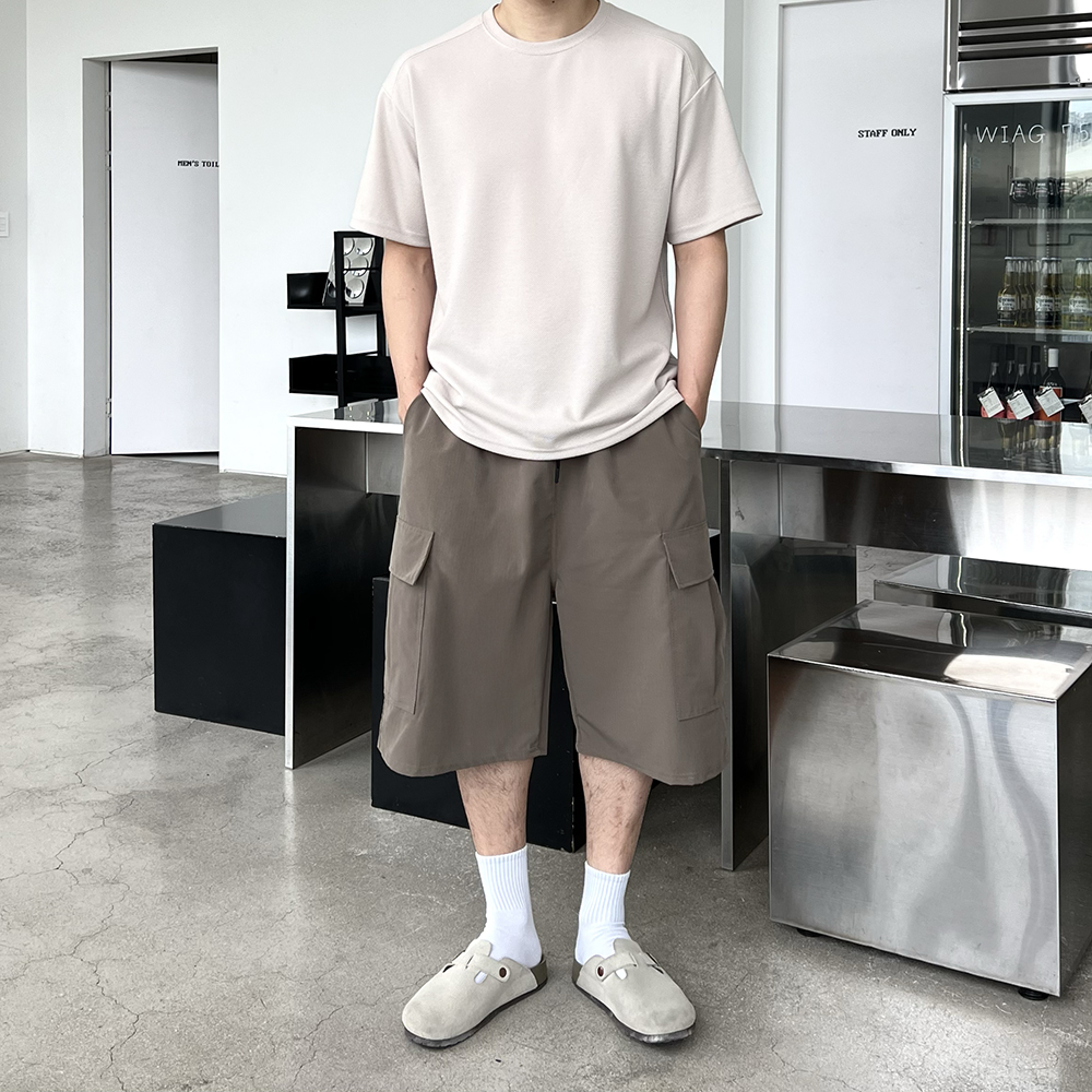 나일론반바지 카고반바지 남자버뮤다팬츠 - 상세 이미지 3