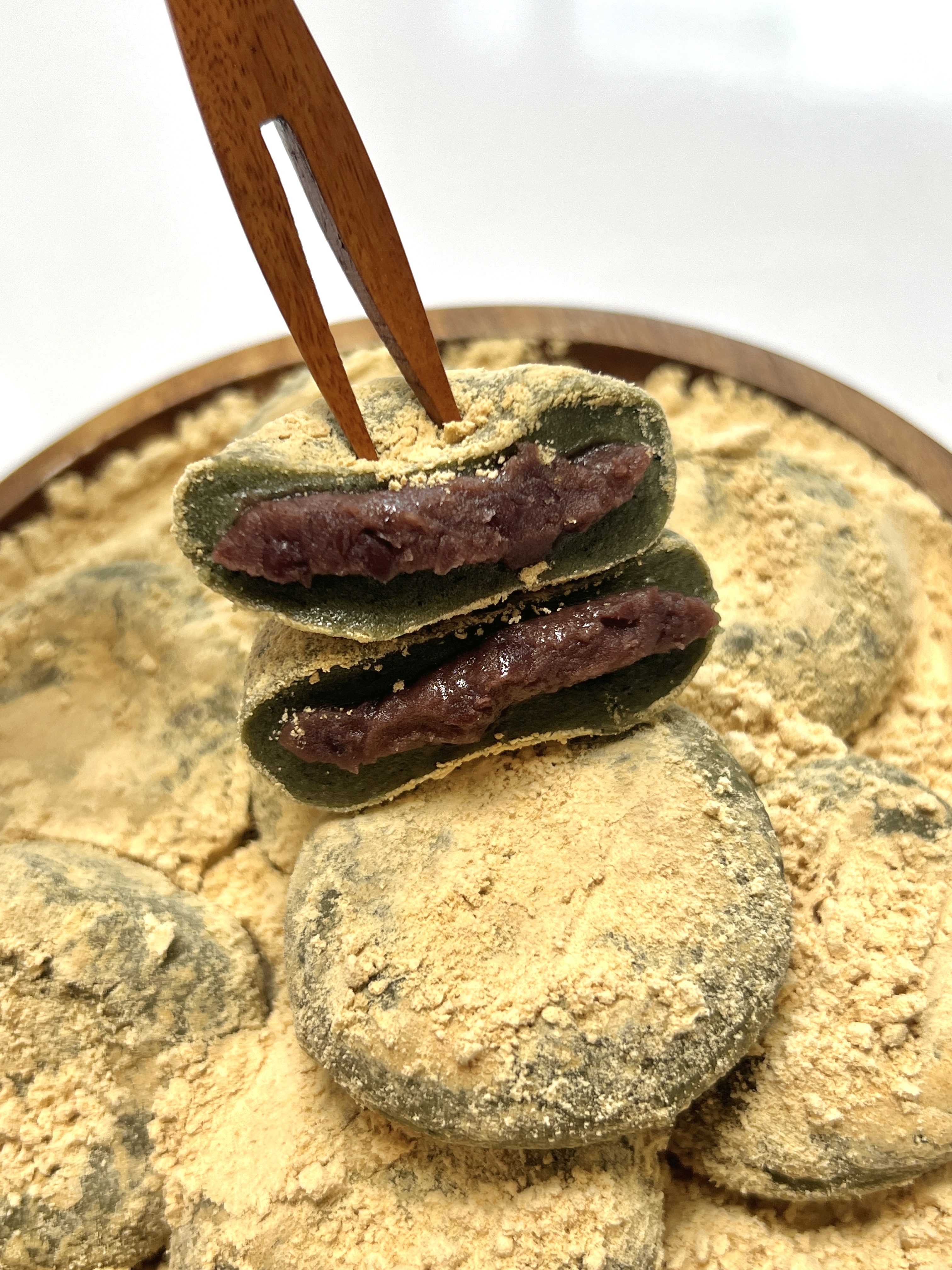 콩고물 쑥떡 찹쌀떡 모찌 40g 10봉 쑥콩떡 이미지 6
