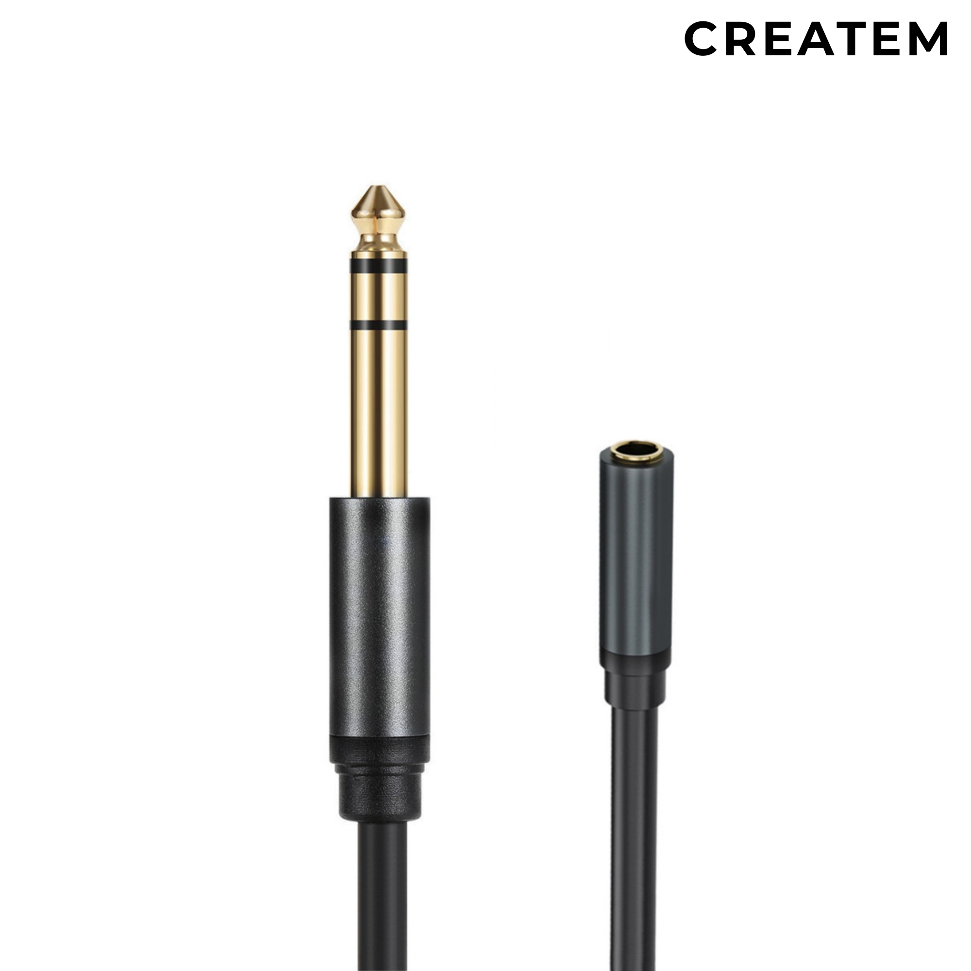 케이블형 스테레오 F/M 변환 커넥터 to 오디오 이어폰 55잭 0.3m, 1개