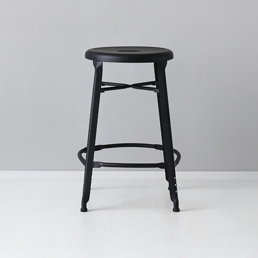 VENA 빈티지바스툴 SM-1029G-H60 매트블랙 1725.8537 - 메인 이미지