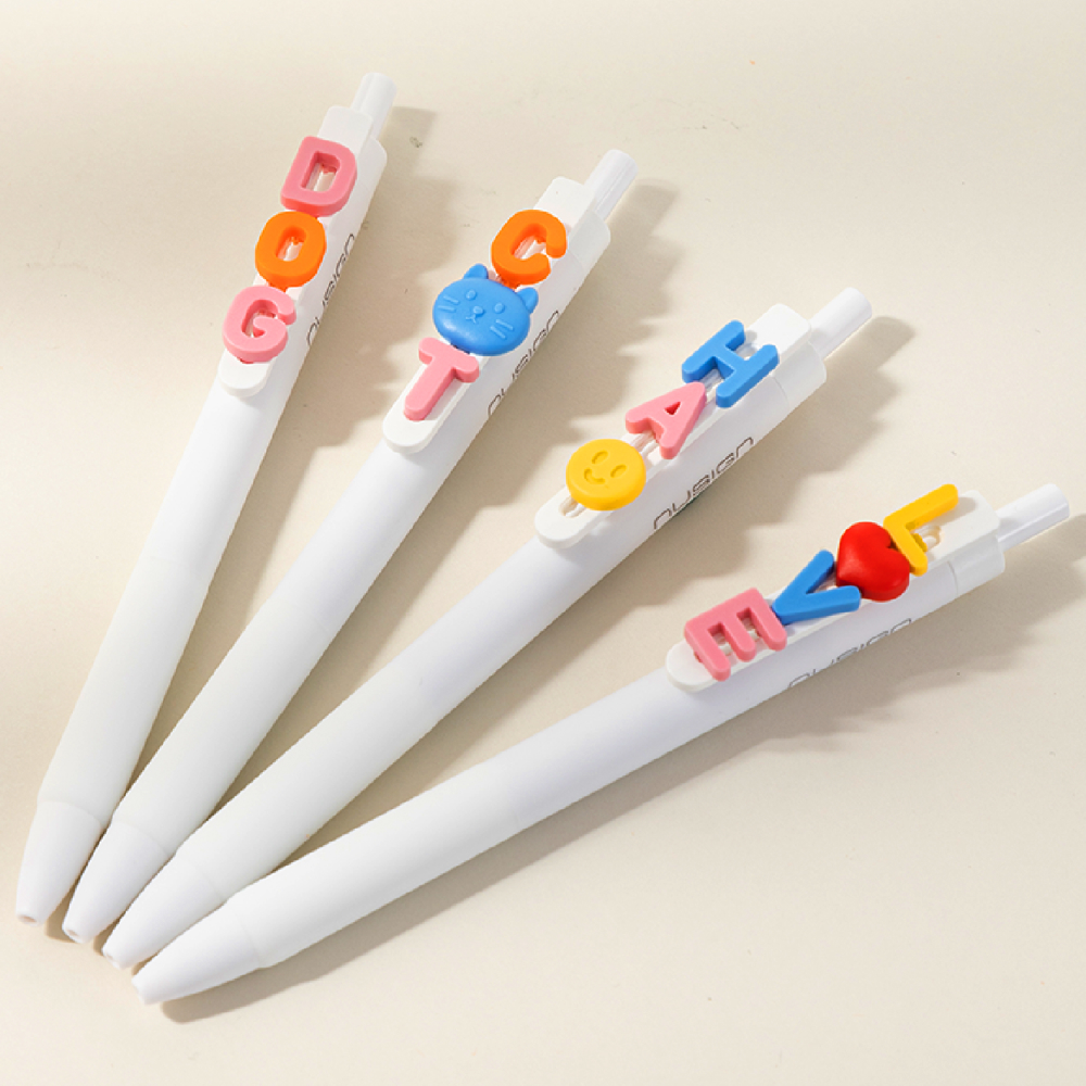 퀵드라이 DIY 퍼즐 볼펜 0.5mm (흑) 하트파츠 포함 이미지 8
