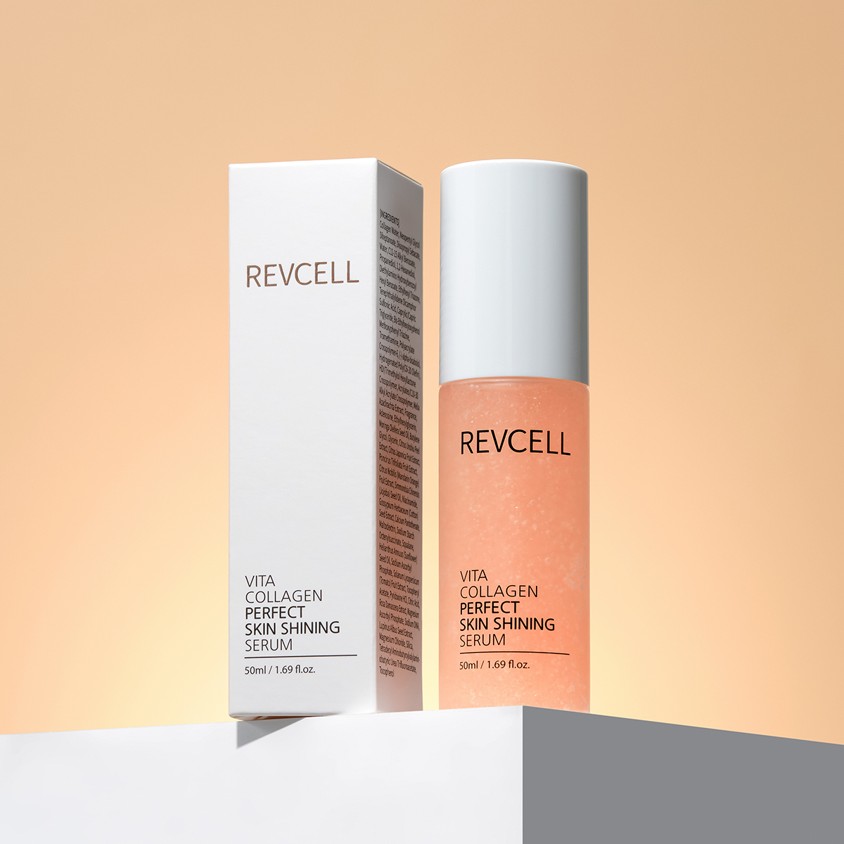리브이셀 비타 콜라겐 퍼펙트 스킨 샤이닝 세럼 (50ml) 미백 탄력 주름 - 상세 이미지 2