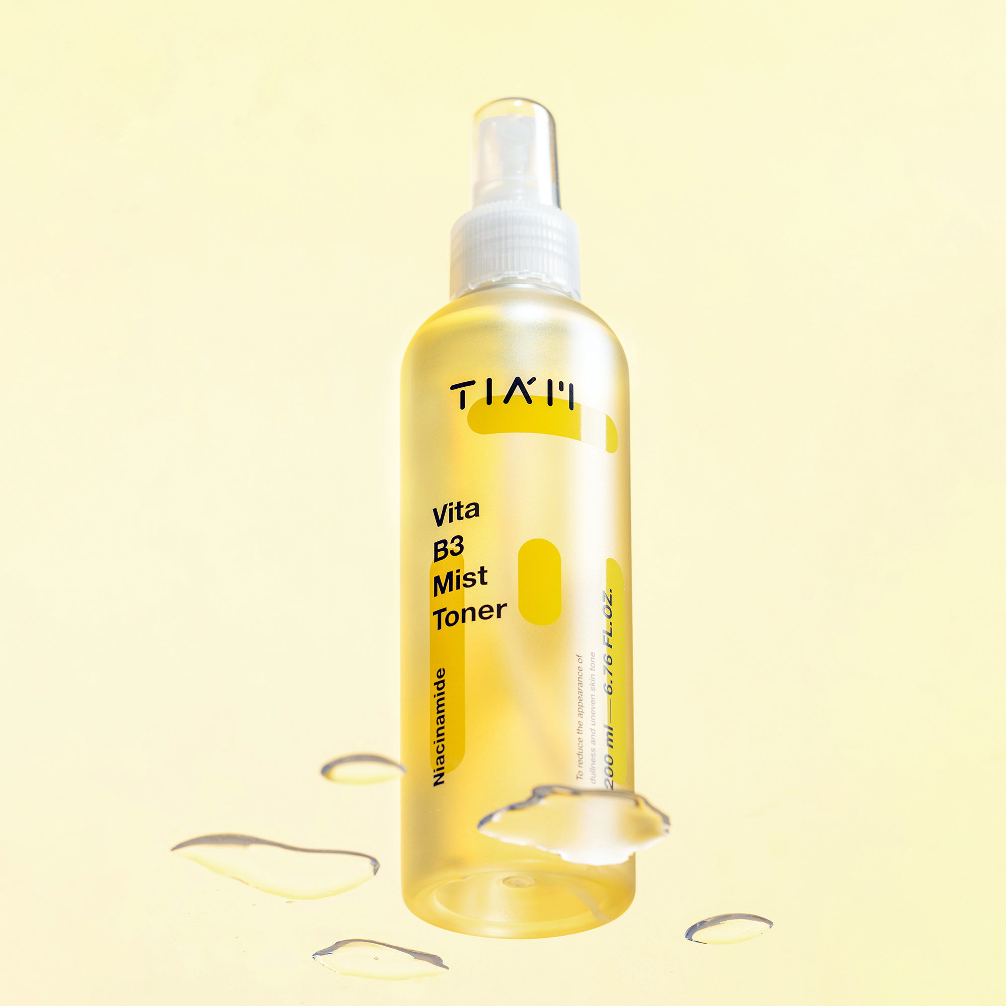 티암 비타민B3 미스트 토너 200ml / 자극없는 비타민 미백 잡티 흔적 개선 대용량토너 - 상세 이미지 4