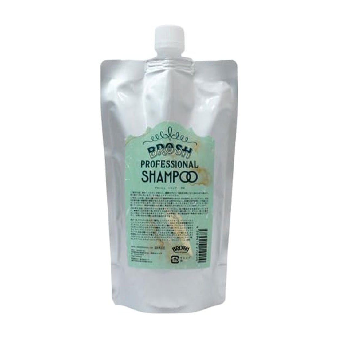 BROSH 브로쉬 FUNKY MINTY 보타니컬 샴푸 아이스 민트 리필 380ml
