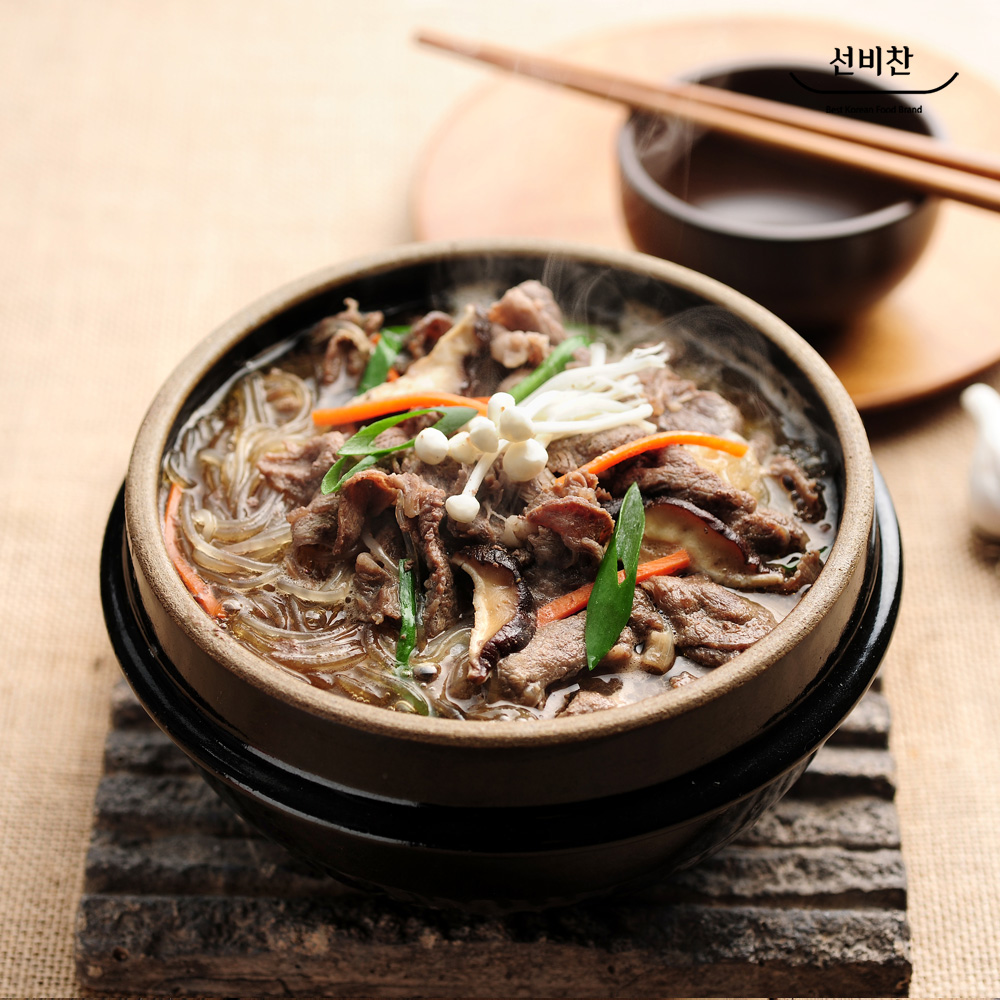 선비찬 뚝배기 불고기 410g 2봉+2봉 양파 당면 넣어조리 - 상품 이미지