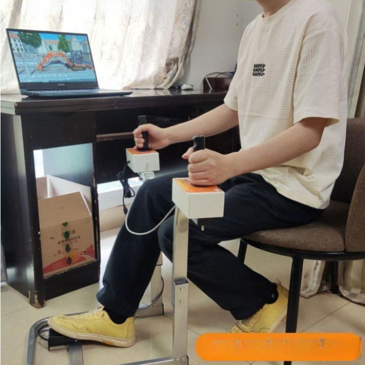 굴삭기 연습레버 중장비 면허 훈련 핸들 조종기 세트 - 상세 이미지 2