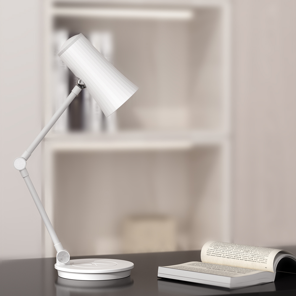 AX-T1 LED 무선 책상스탠드 독서등 탁상 침대조명 마그네틱 휴대폰충전 겸용 - 상세 이미지 3