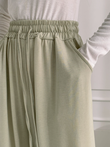 폼나나 Pomnana 오버핏 와이드 긴바지 캔디 데일리 편한 팬츠 - 상세 이미지 2