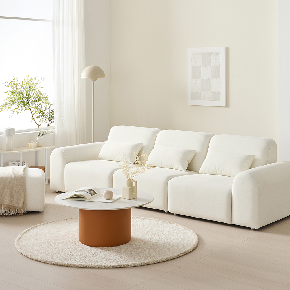 듀이 아트 4인용 쇼파 프리미엄 갤럭시 패브릭 모듈 소파 CL526