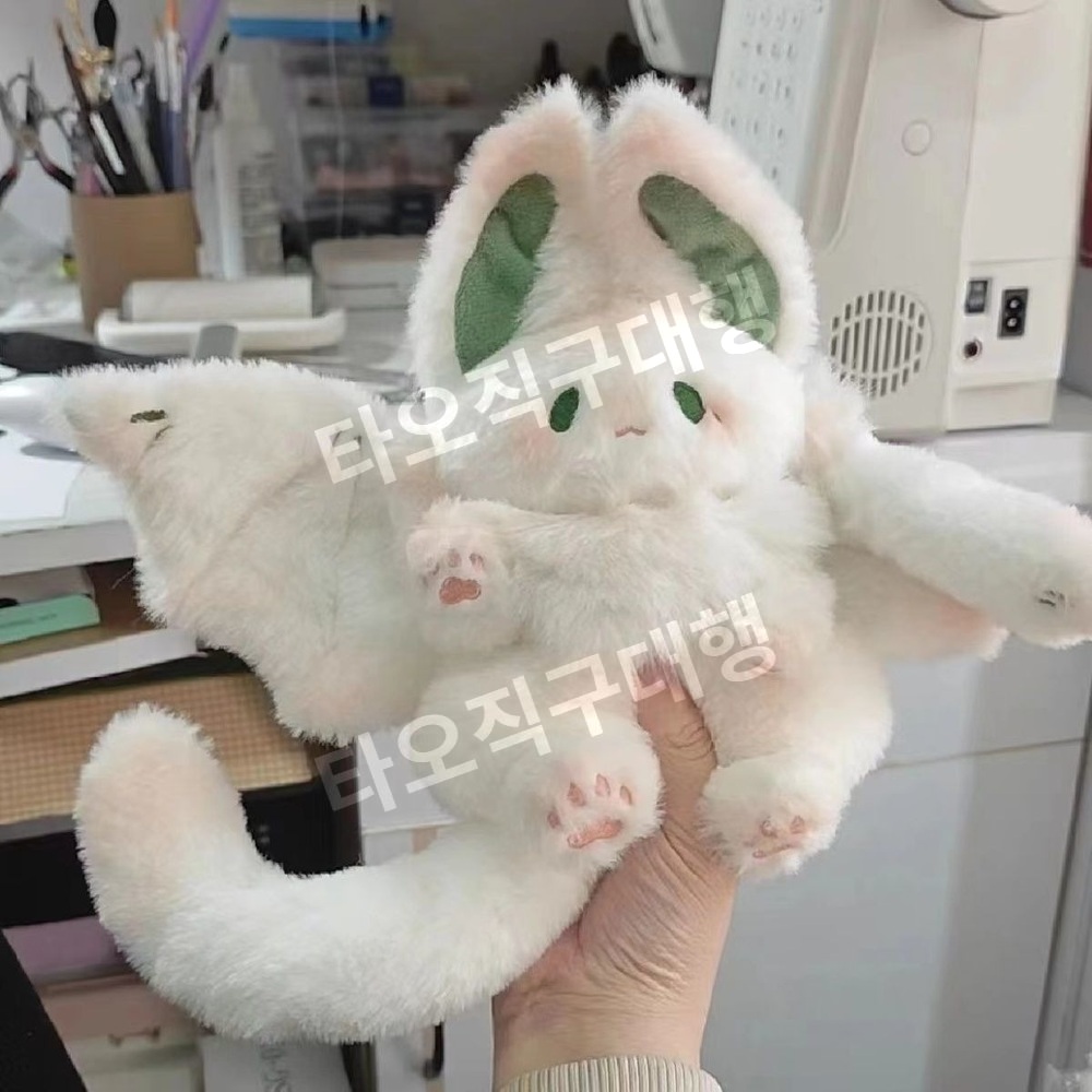 박쥐인형 토끼 애착인형 쿠션 봉제인형 귀여운 애착 소품 날개달린 날개 선물 - 상세 이미지 4