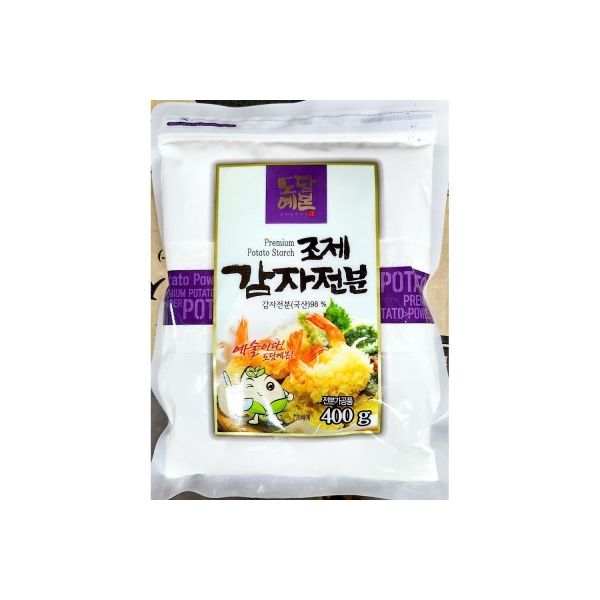 감자 전분 100프로 초야 400g/식당/가정/업소/각종/다양한/다용도/다목적/요리용/간편한/편리한/맛있는 : 알뜰이살뜰이살림