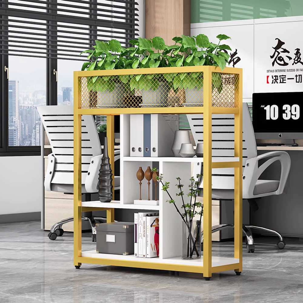 화분 파티션 공간 분리 울타리 가림막 다육이 가벽 80x29x110 로그+블랙 프레임 - 상세 이미지 4