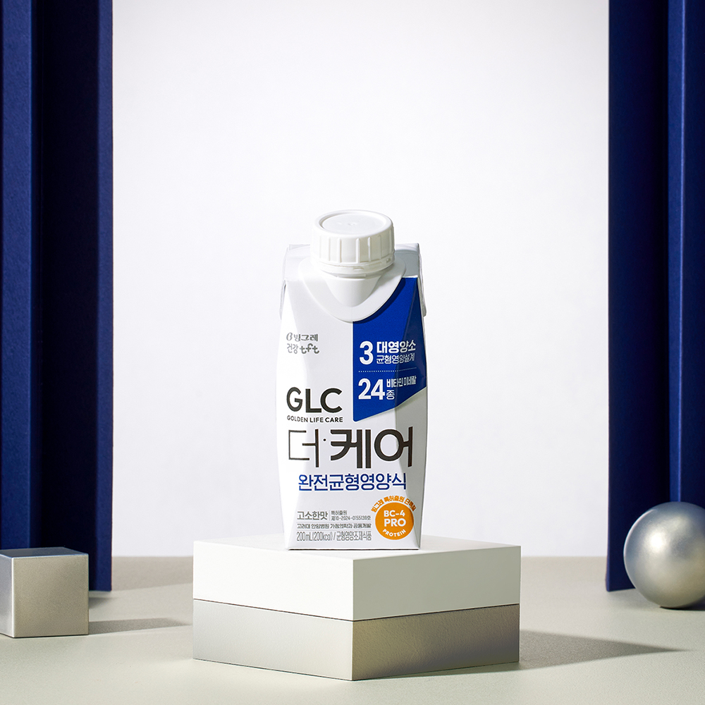 빙그레 GLC 더케어 완전균형영양식 고소한맛 200ml 54개입 환자영양식 이미지 4