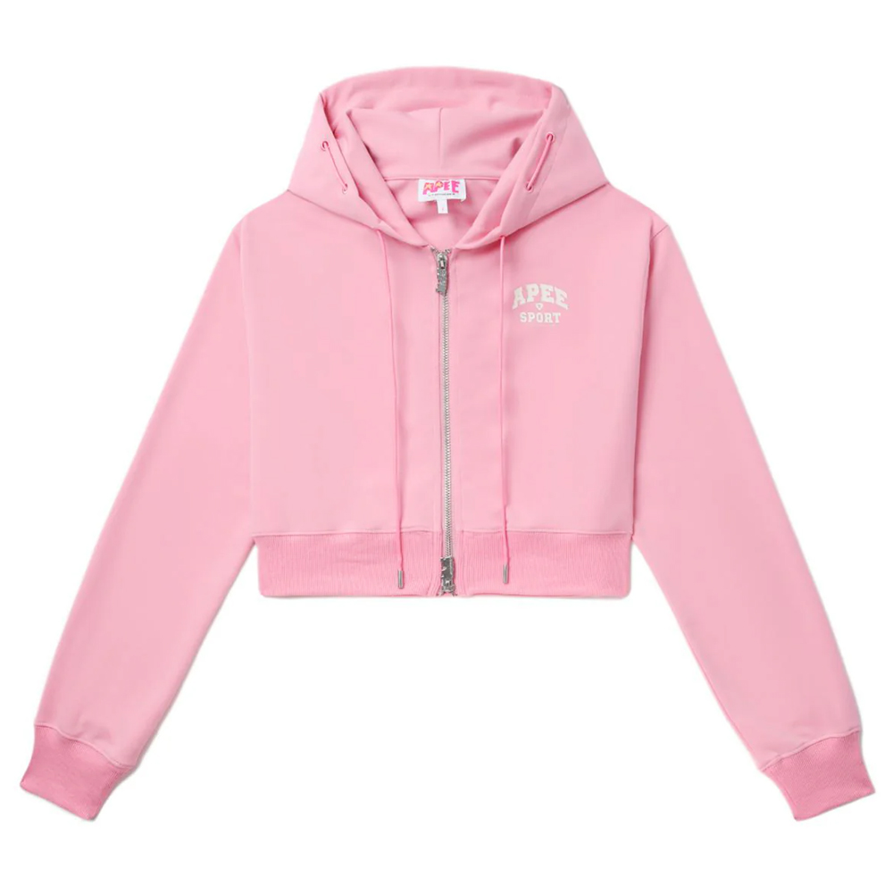 베이프 우먼즈 후드집업 ZIP UP CROP HOODIE CK20-215-002 - 메인 이미지