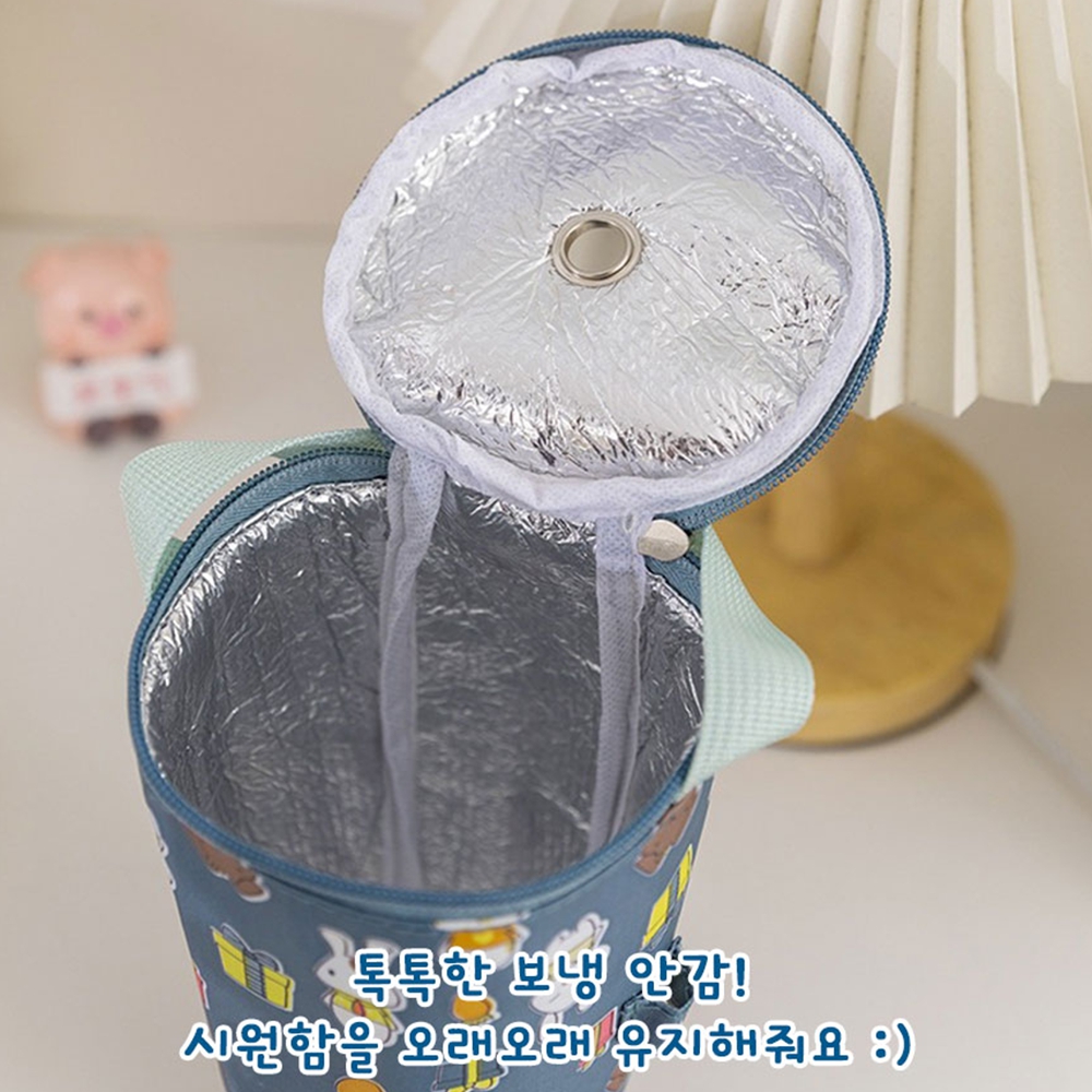텀블러가방 2+2 손잡이 보냉백 텀블러백 - 상세 이미지 5