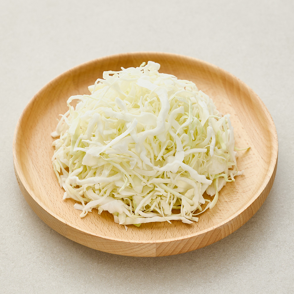 베이직온 국산 일반 양배추채 탄산세척 진공포장 1kg, 1개 - 상품 이미지
