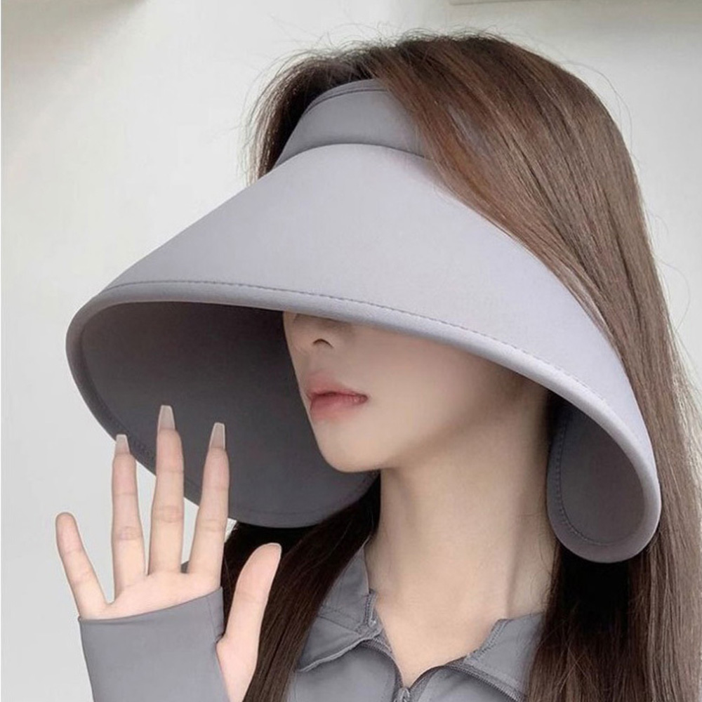 360도 와이드 썬캡 돌돌이 챙넓은 모자 햇빛가리개 - 상세 이미지 3