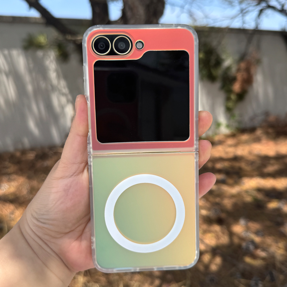 제로스킨 충격보호 범퍼 갤럭시 케이스 오로라 맥세이프, 갤럭시Z 플립7FE - 상세 이미지 2