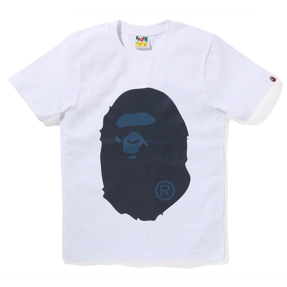베이프 우먼즈 반팔티 DENIM BIG APE HEAD TEE 1L30-210-066 - 상품 이미지